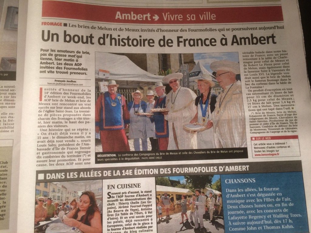 LES INVITES D'HONNEUR DES FOURMOFOLIES!