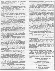 LE DECRET D'APPELATION D'ORIGINE CONTROLEE